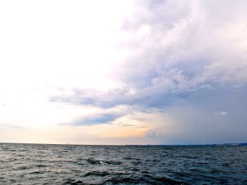 Wolken über der Ostsee